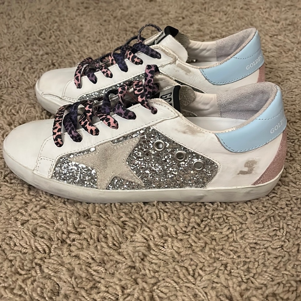Golden goose superstar double quarter with spur